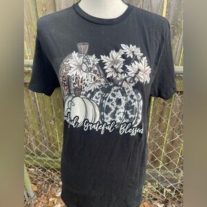 Love in Faith Thankful Grateful Blessed Medium shirt-pumpkins